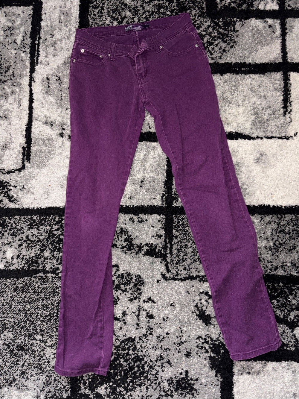 Purple Women's Slim Jeans size 3/4
